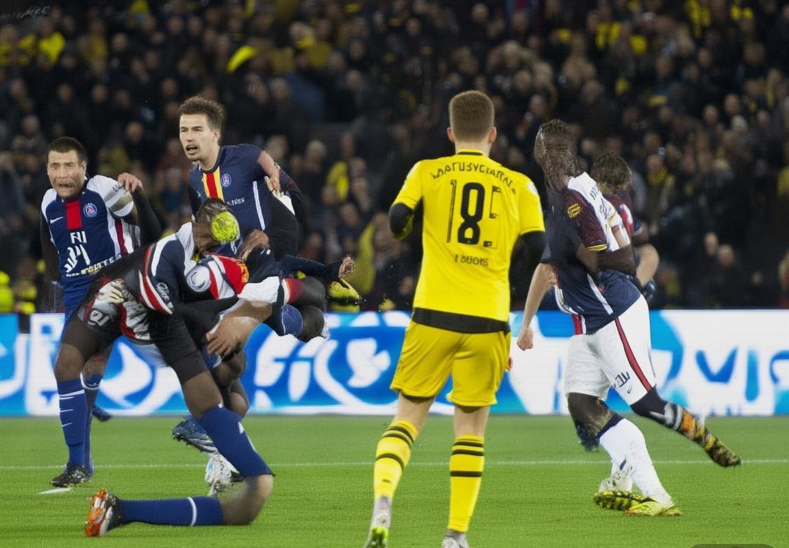 巴黎圣日耳曼3-1多特蒙德：内马尔双响，姆巴佩助攻，巅峰对决